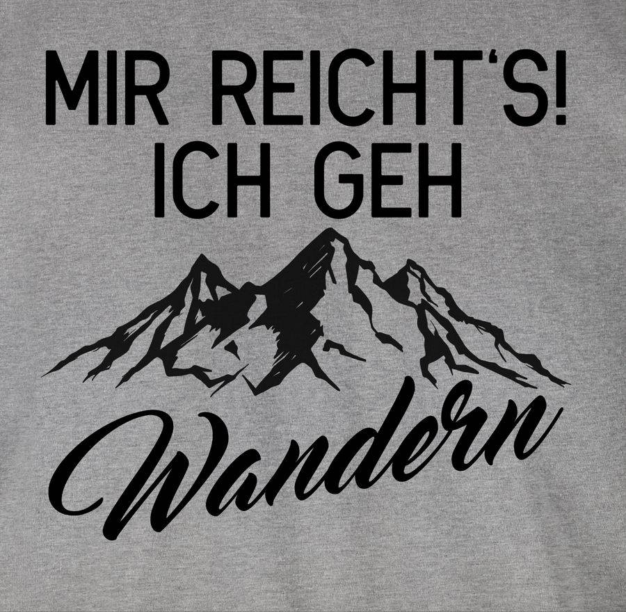 Shirtracer Mir Reichts Ich Geh Wandern: Tshirt Rucksack Shirtracer