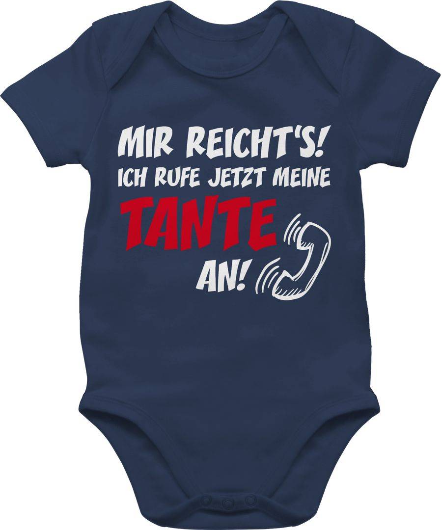 Shirtracer Mir reichts Ich ruf jetzt meine Tante an Shirts & Mehr Shirtracer