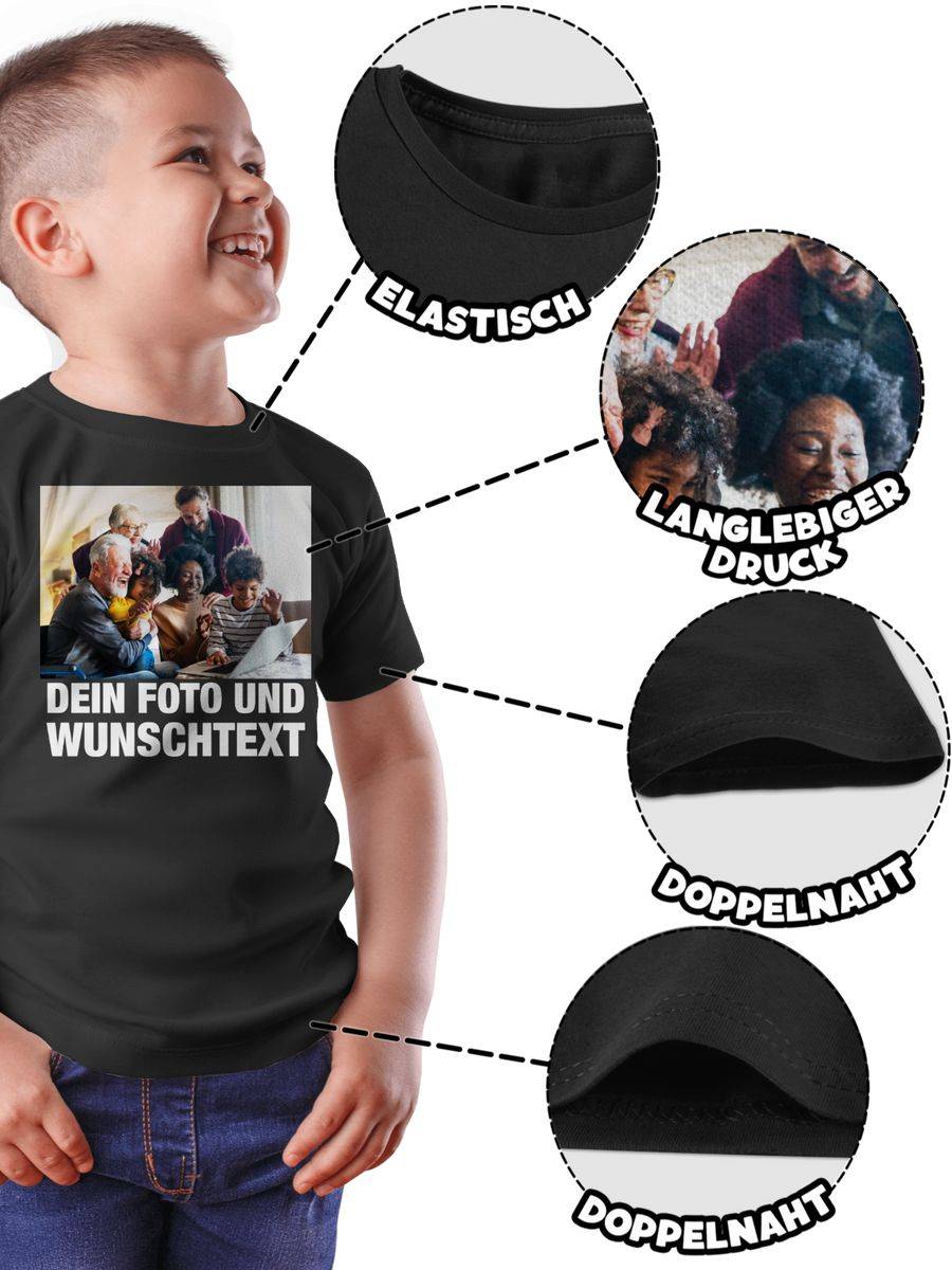 Shirtracer Mit Bild Eigenem Foto Name Text Wunschtext: Tshirt Rucksack Shirtracer