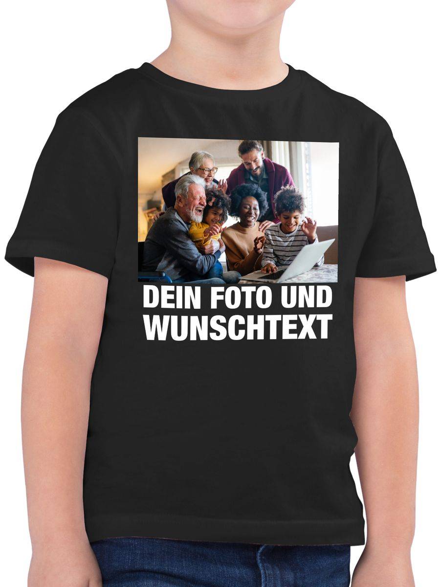 Shirtracer Mit Bild eigenem Foto Name Text Wunschtext: Tshirt Rucksack Shirtracer