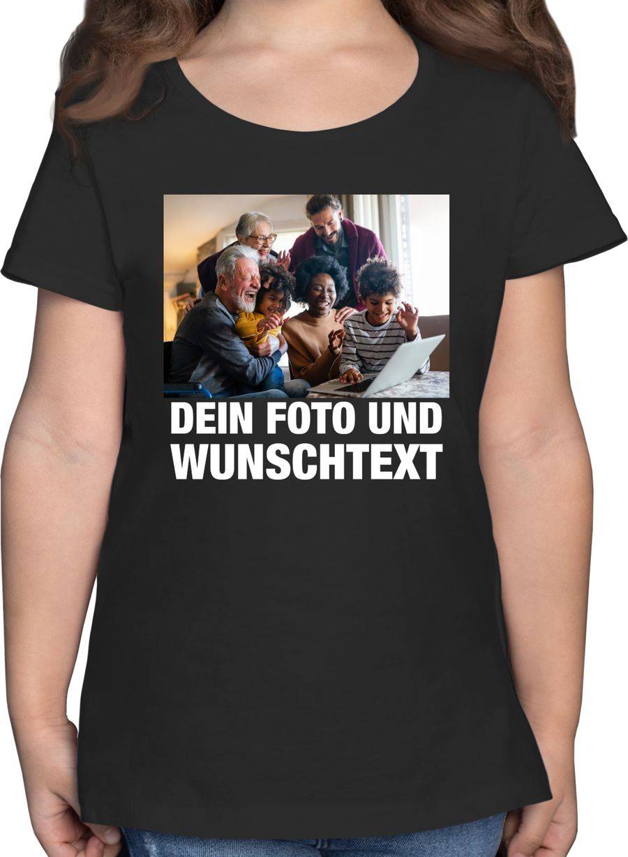 Shirtracer Mit Bild eigenem Foto Name Text Wunschtext: Tshirt Rucksack Shirtracer