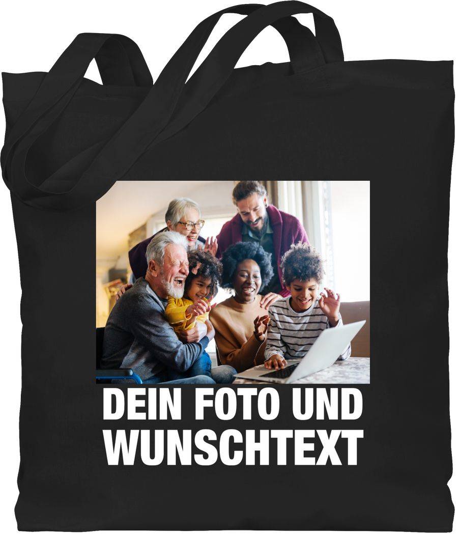 Shirtracer Mit Bild eigenem Foto Name Text Wunschtext: Tshirt Rucksack Shirtracer