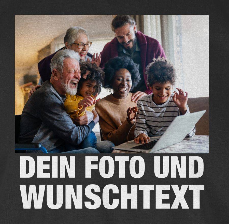 Shirtracer Mit Bild Eigenem Foto Name Text Wunschtext: Tshirt Rucksack Shirtracer