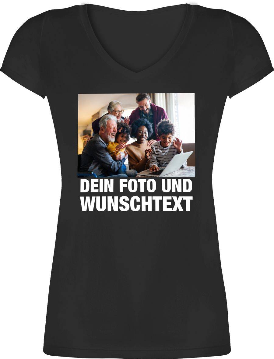 Shirtracer Mit Bild eigenem Foto Name Text Wunschtext: Tshirt Rucksack Shirtracer