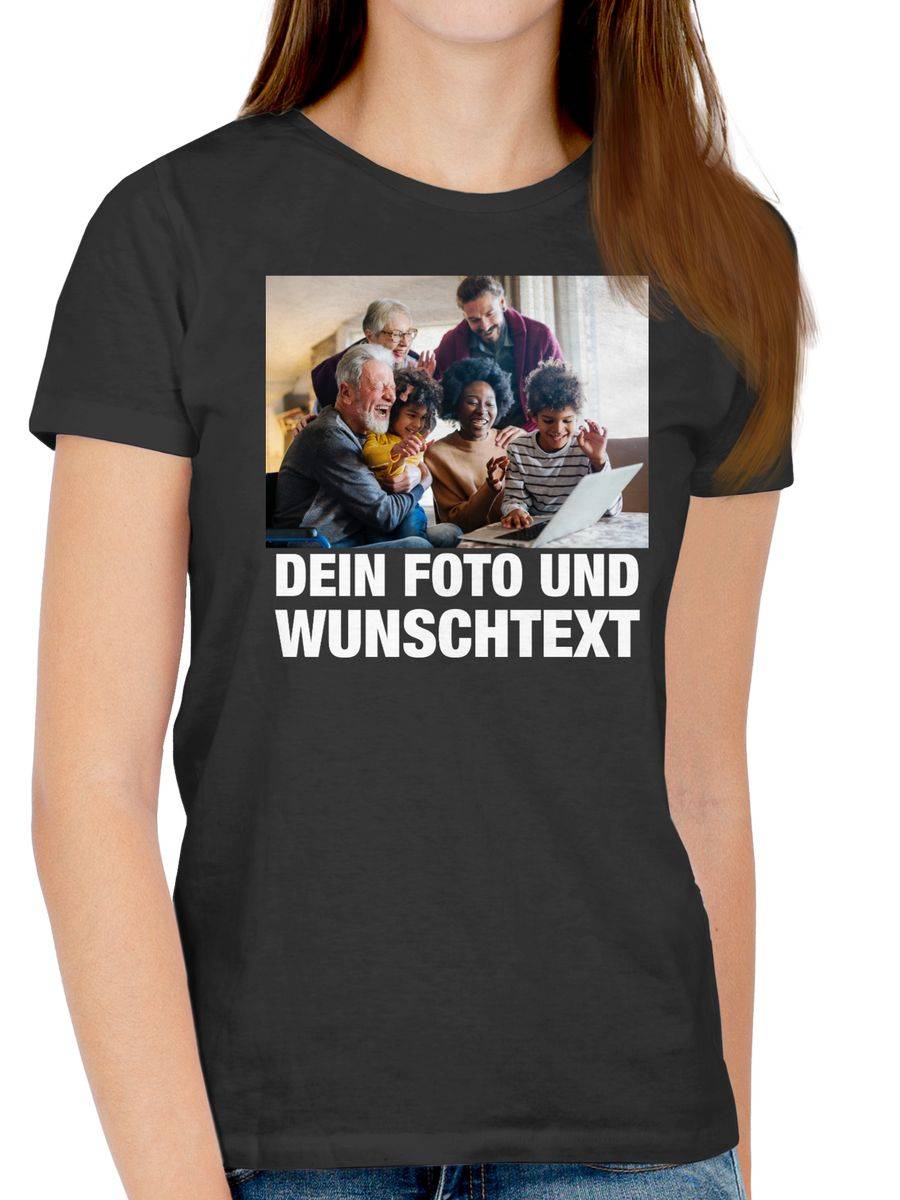 Shirtracer Mit Bild Eigenem Foto Name Text Wunschtext: Tshirt Rucksack Shirtracer