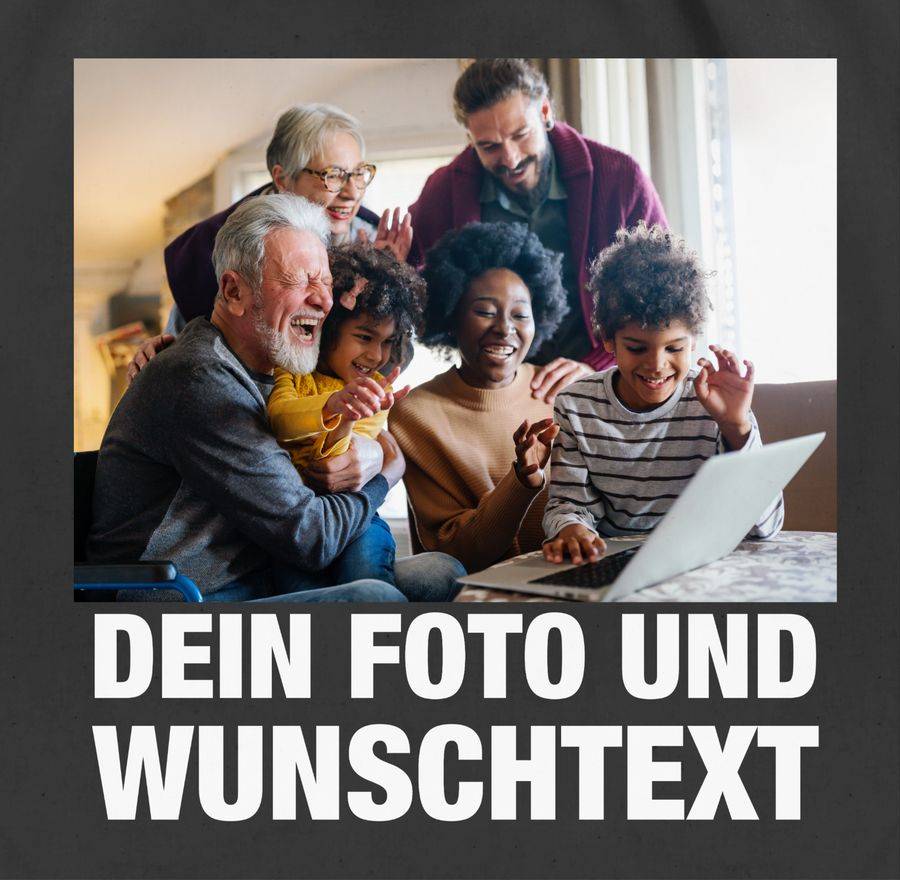 Shirtracer Mit Bild Eigenem Foto Name Text Wunschtext: Tshirt Rucksack Shirtracer