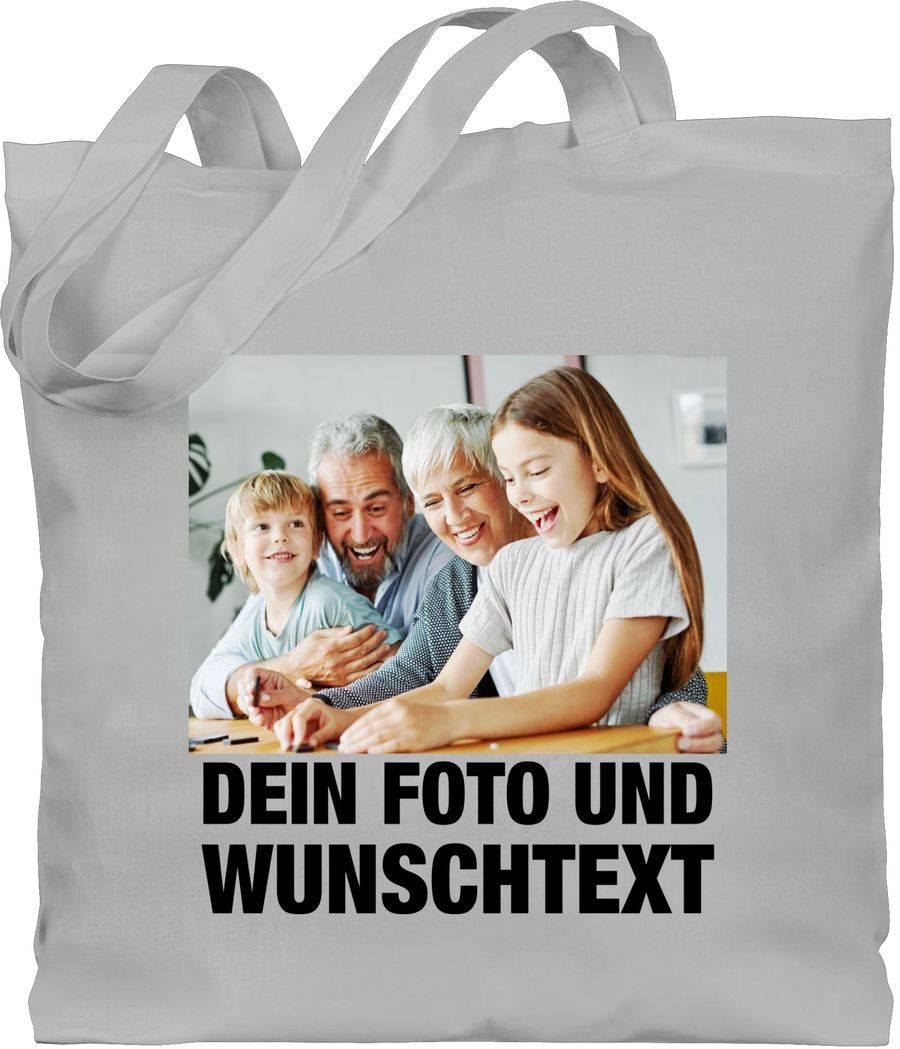 Shirtracer Mit Foto eigenem Bild Text Name Wunschtext Shirts & Mehr Shirtracer