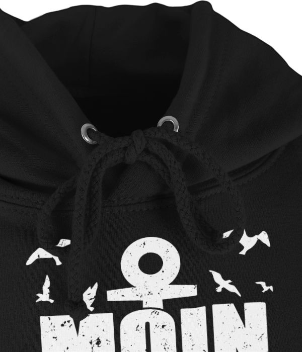 Shirtracer Moin Ihr Spacken Mit Anker - Weiß: T-Shirt Turnbeutel Shirtracer