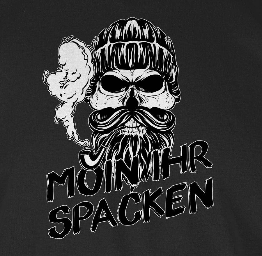 Shirtracer Moin Ihr Spacken Mit Totenkopf Shirts & Mehr Shirtracer