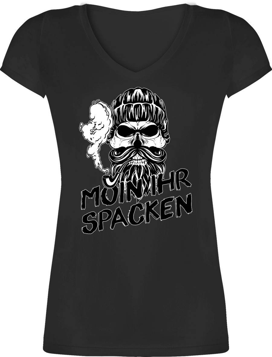 Shirtracer Moin ihr Spacken mit Totenkopf Shirts & Mehr Shirtracer