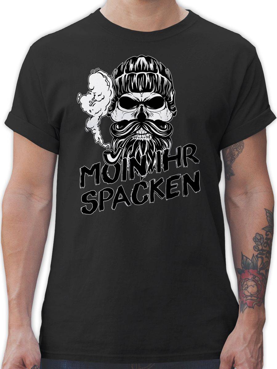 Shirtracer Moin ihr Spacken mit Totenkopf Shirts & Mehr Shirtracer
