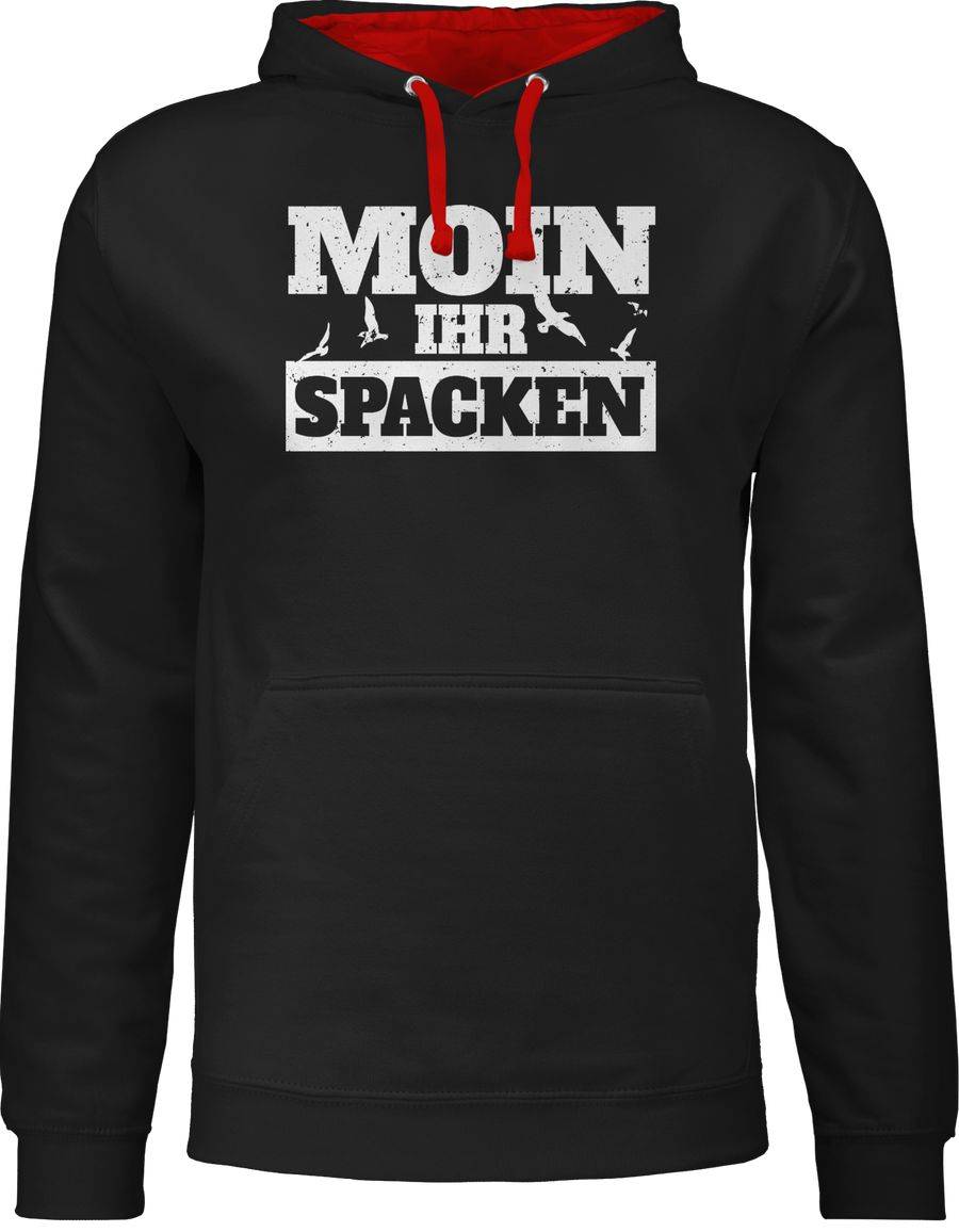 Shirtracer Moin ihr Spacken - weiß Shirts & Mehr Shirtracer