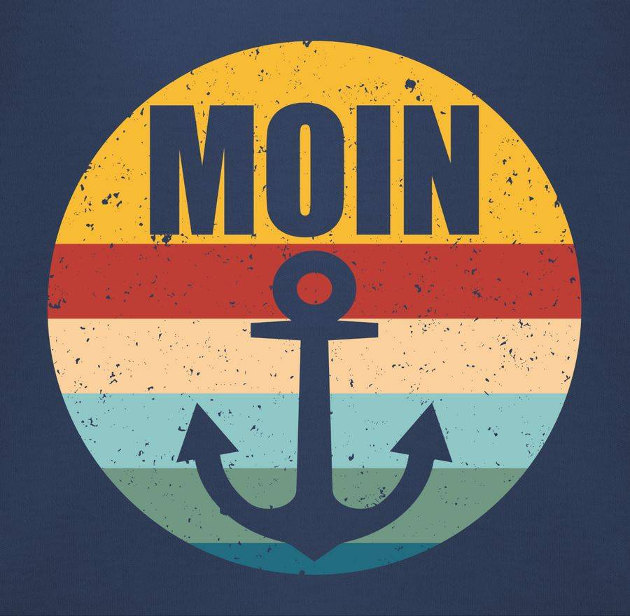 Shirtracer Moin Mit Anker Retro Shirts & Mehr Shirtracer