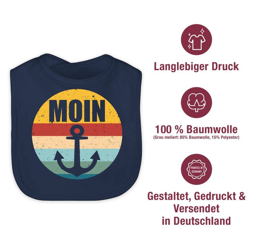 Shirtracer Moin Mit Anker Retro Shirts & Mehr Shirtracer