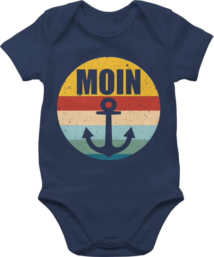 Shirtracer Moin mit Anker retro Shirts & Mehr Shirtracer
