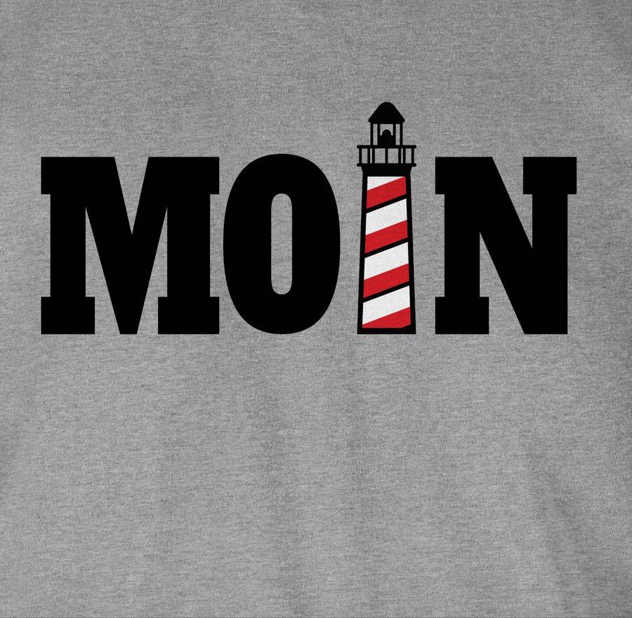 Shirtracer Moin Mit Leuchtturm - Schwarz Shirts & Mehr Shirtracer