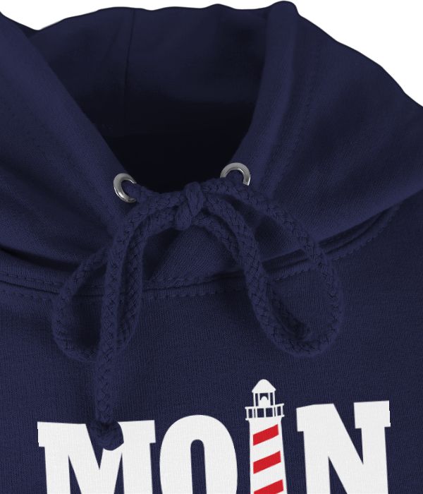 Shirtracer Moin Mit Leuchtturm - Weiß: T-Shirt Turnbeutel Shirtracer