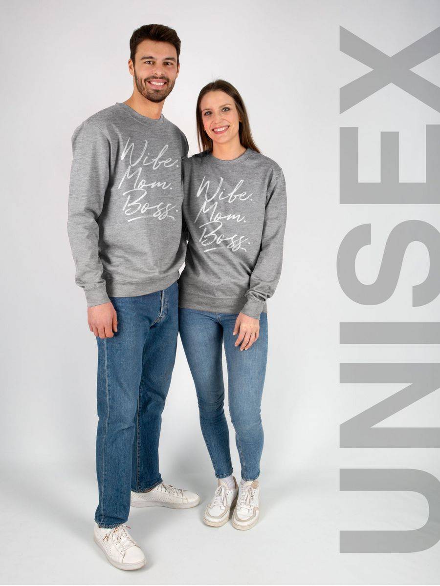 Shirtracer Momlife - Wife Mom Boss. Best Mom Muttertagsgeschenke Super Mama Beste Mom Life: Shirtracer