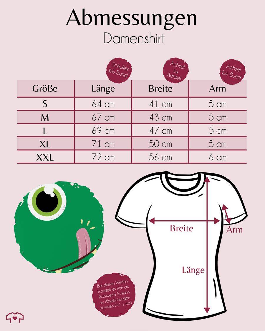 Shirtracer Monster Gesicht Kostüm: T-Shirt Turnbeutel Shirtracer