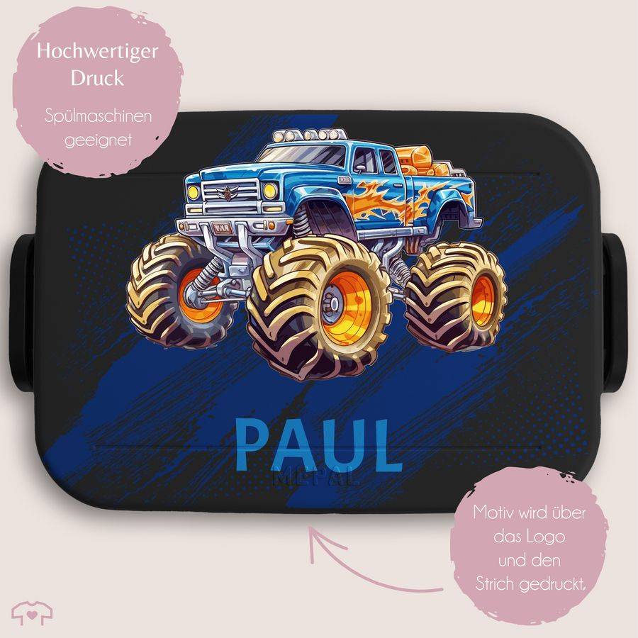 Shirtracer Monstertruck Mit Name Monster Truck Jungen Geschenk Einschulung Trucks Monster Shirtracer