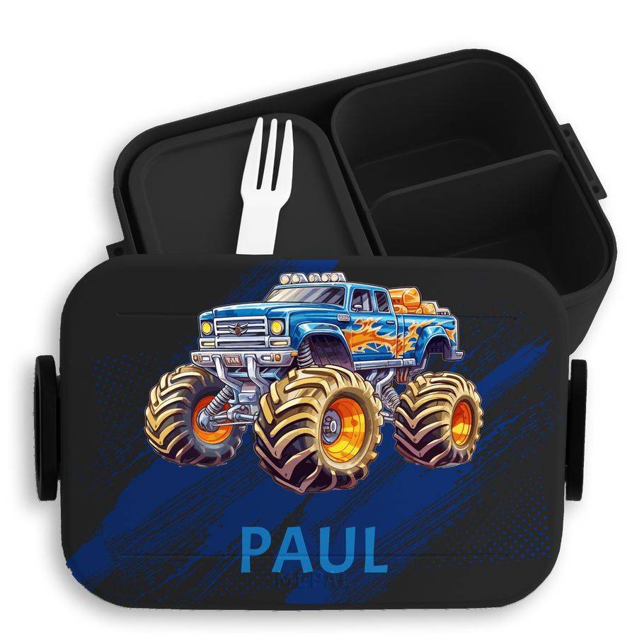 Shirtracer Monstertruck mit Name Monster Truck Jungen Geschenk Einschulung Trucks Monster Shirtracer