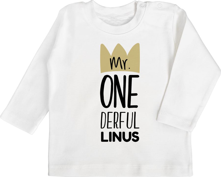 Shirtracer Mr Onederful - zum Ersten mit Wunsch Name: Tshirt Rucksack Shirtracer