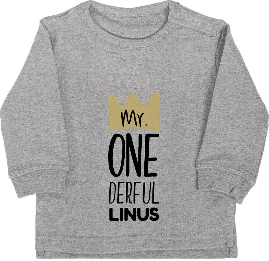 Shirtracer Mr Onederful - zum Ersten mit Wunsch Name: Tshirt Rucksack Shirtracer