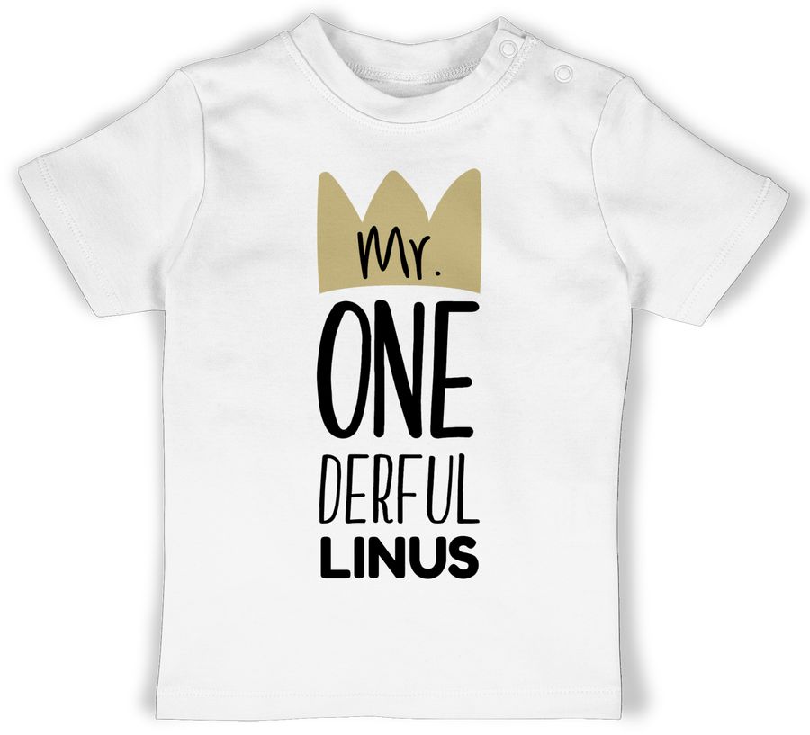Shirtracer Mr Onederful - zum Ersten mit Wunsch Name: Tshirt Rucksack Shirtracer