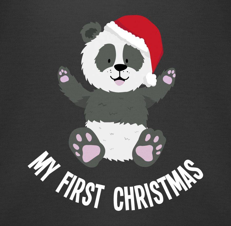 Shirtracer My First Christmas Panda: T-Shirt Rucksack Shirtracer