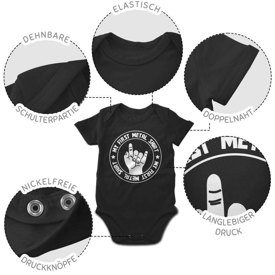 Shirtracer My First Metal Shirt Shirts & Mehr Shirtracer