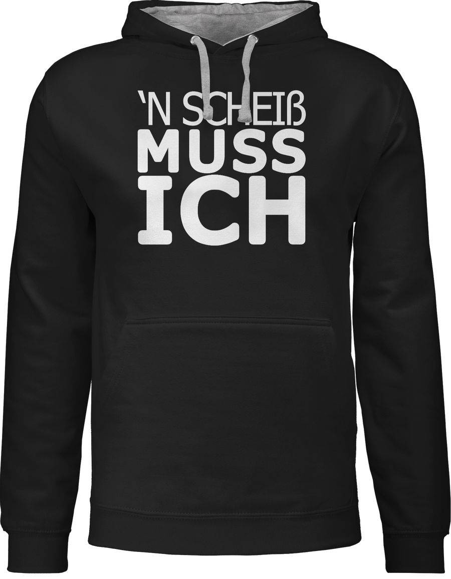 Shirtracer 'N Scheiß muss ich: Tshirt Gym Bag Shirtracer