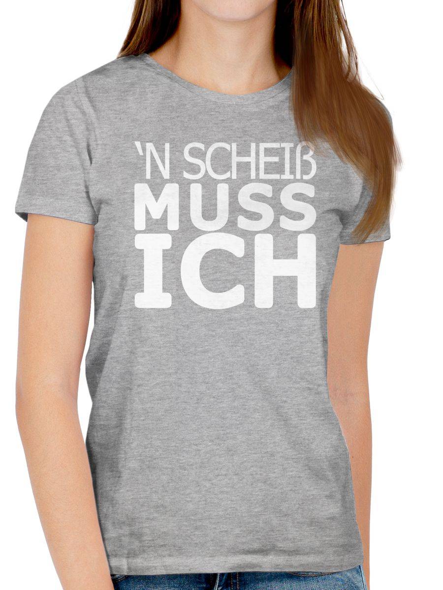 Shirtracer 'N Scheiß Muss Ich: Tshirt Gym Bag Shirtracer