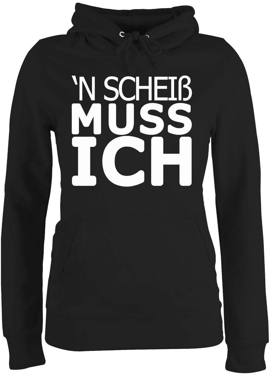Shirtracer 'N Scheiß muss ich: Tshirt Gym Bag Shirtracer