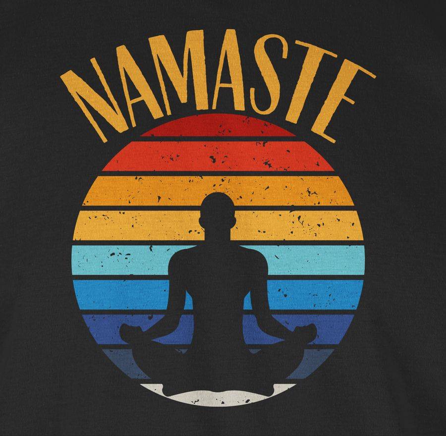 Shirtracer Namaste Bunt: T-Shirt Rucksack Shirtracer