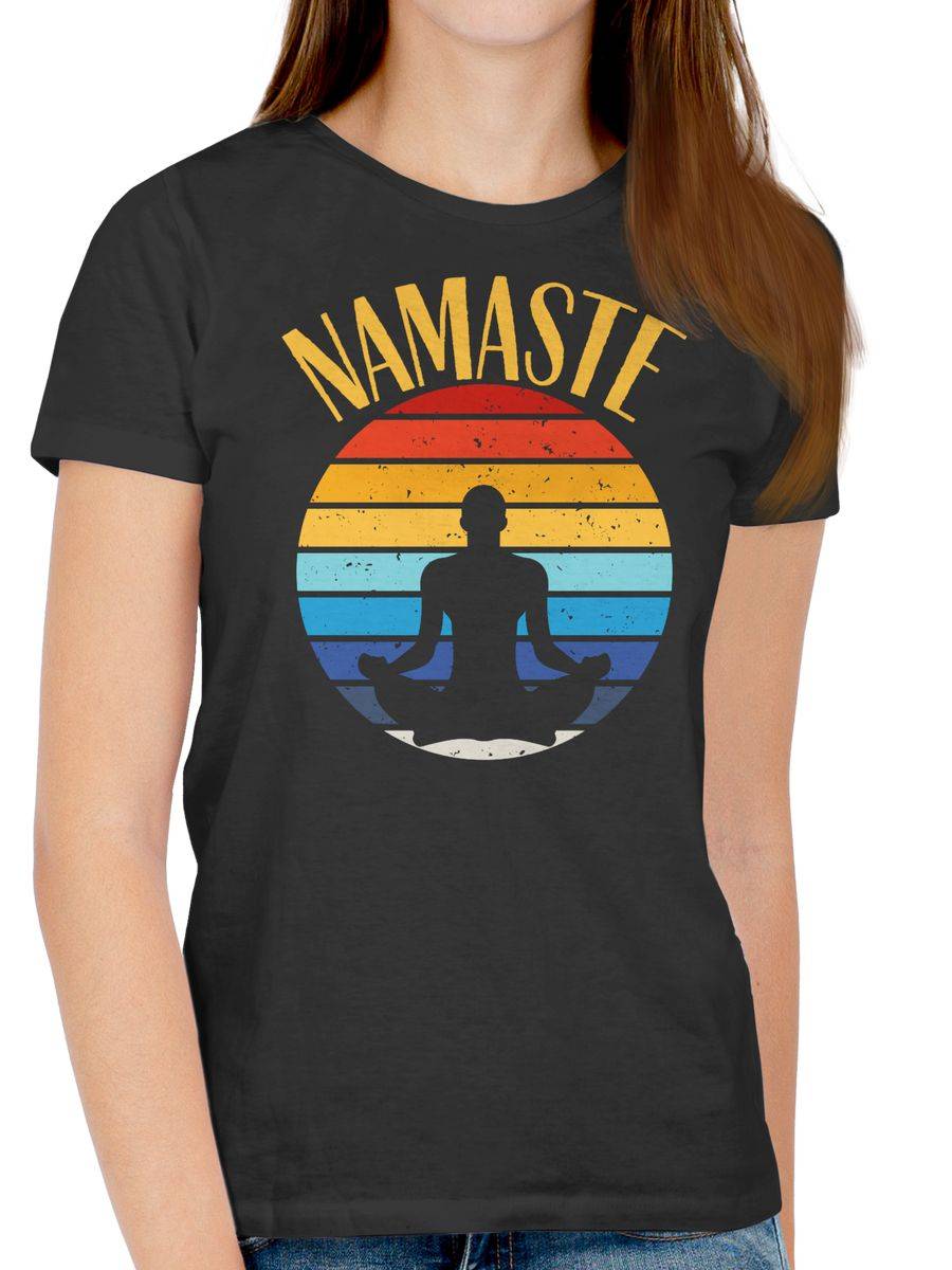 Shirtracer Namaste Bunt: T-Shirt Rucksack Shirtracer
