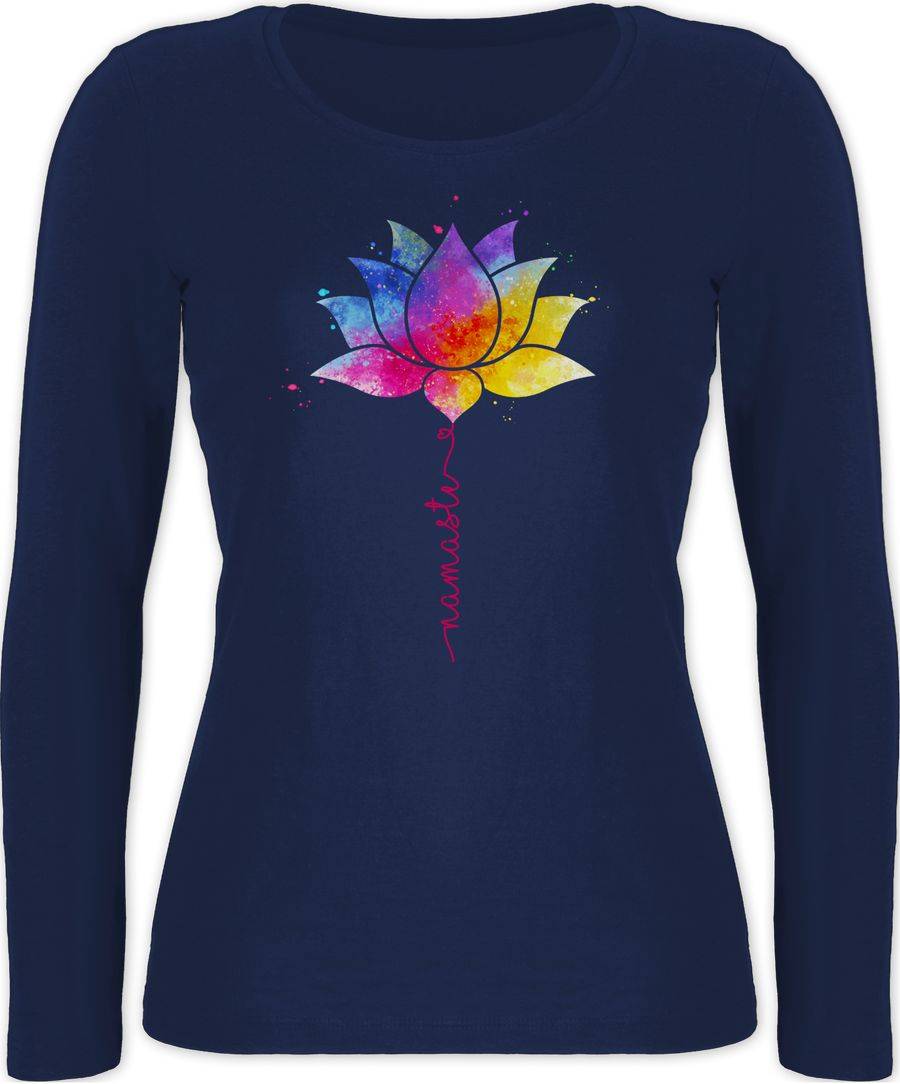 Shirtracer Namaste Lotusblüte Meditation Yoga Mandala Spirit: Tshirt Rucksack Shirtracer