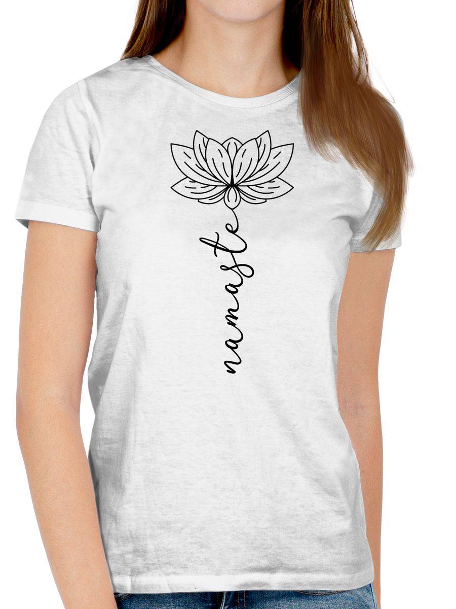 Shirtracer Namaste Lotusblüte: Tshirt Rucksack Shirtracer