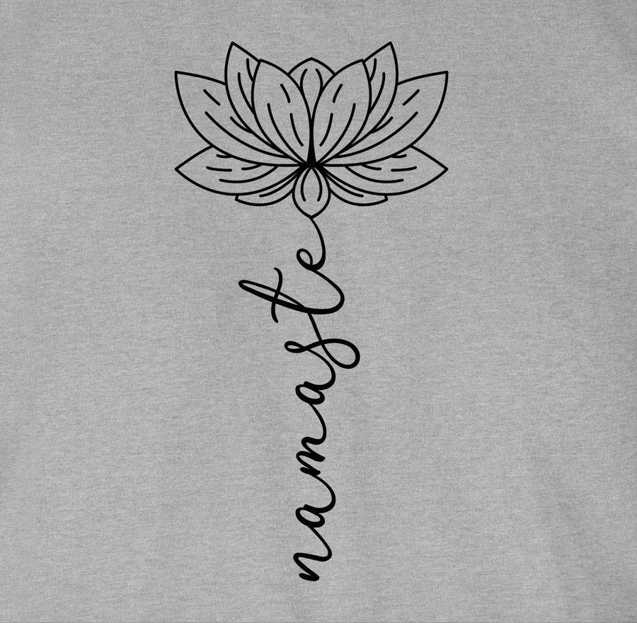 Shirtracer Namaste Lotusblüte: Tshirt Rucksack Shirtracer
