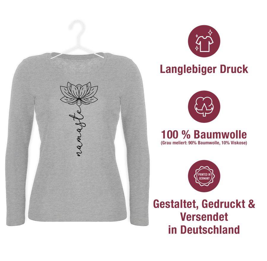 Shirtracer Namaste Lotusblüte: Tshirt Rucksack Shirtracer