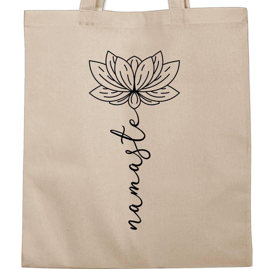 Shirtracer Namaste Lotusblüte: Tshirt Rucksack Shirtracer