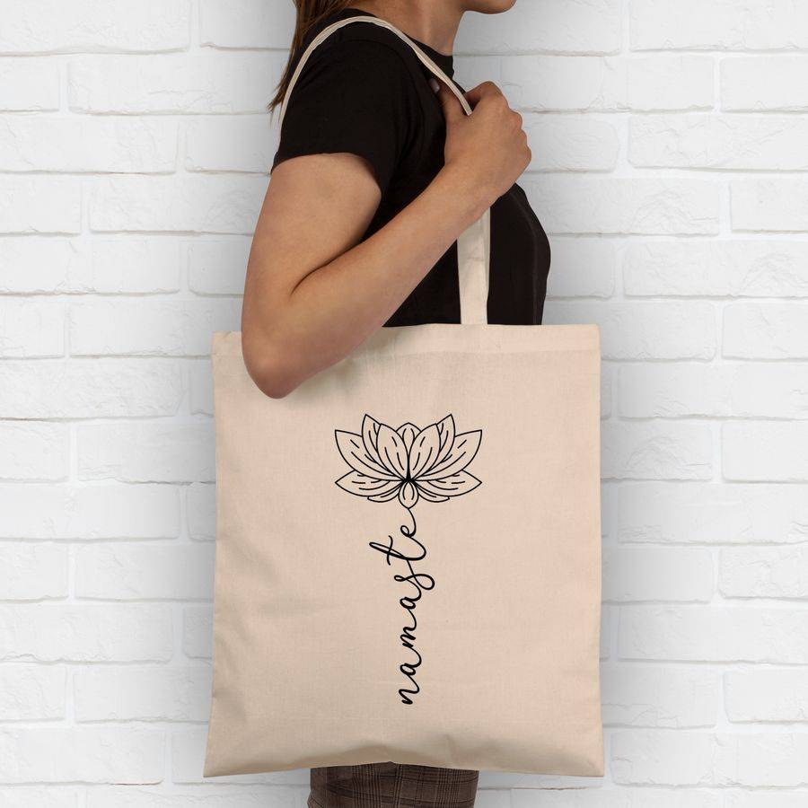 Shirtracer Namaste Lotusblüte: Tshirt Rucksack Shirtracer