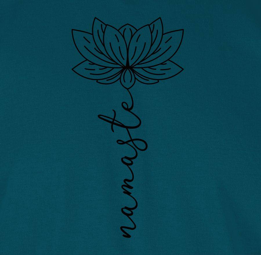 Shirtracer Namaste Lotusblüte: Tshirt Rucksack Shirtracer