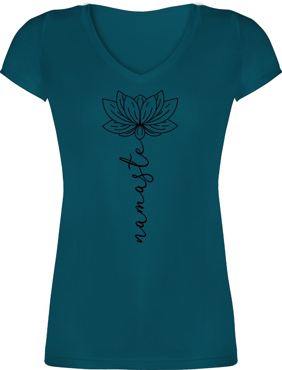 Shirtracer Namaste Lotusblüte: Tshirt Rucksack Shirtracer