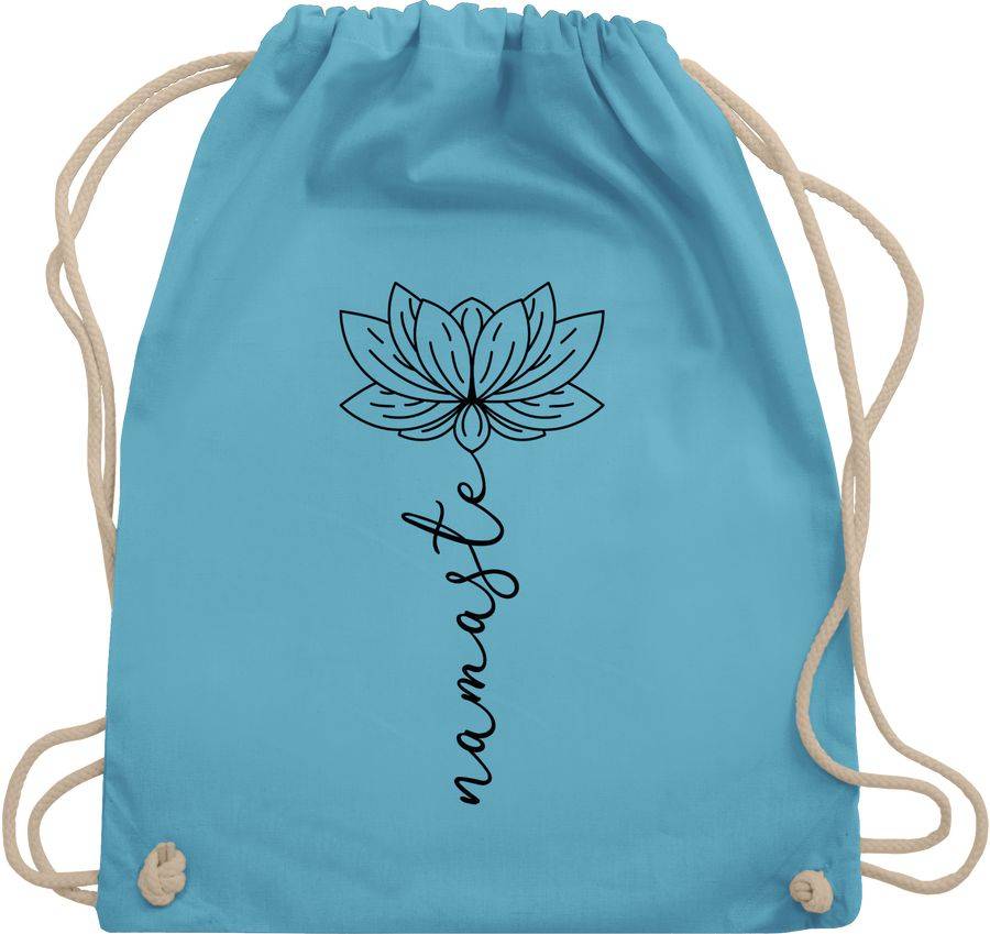 Shirtracer Namaste Lotusblüte: Tshirt Rucksack Shirtracer
