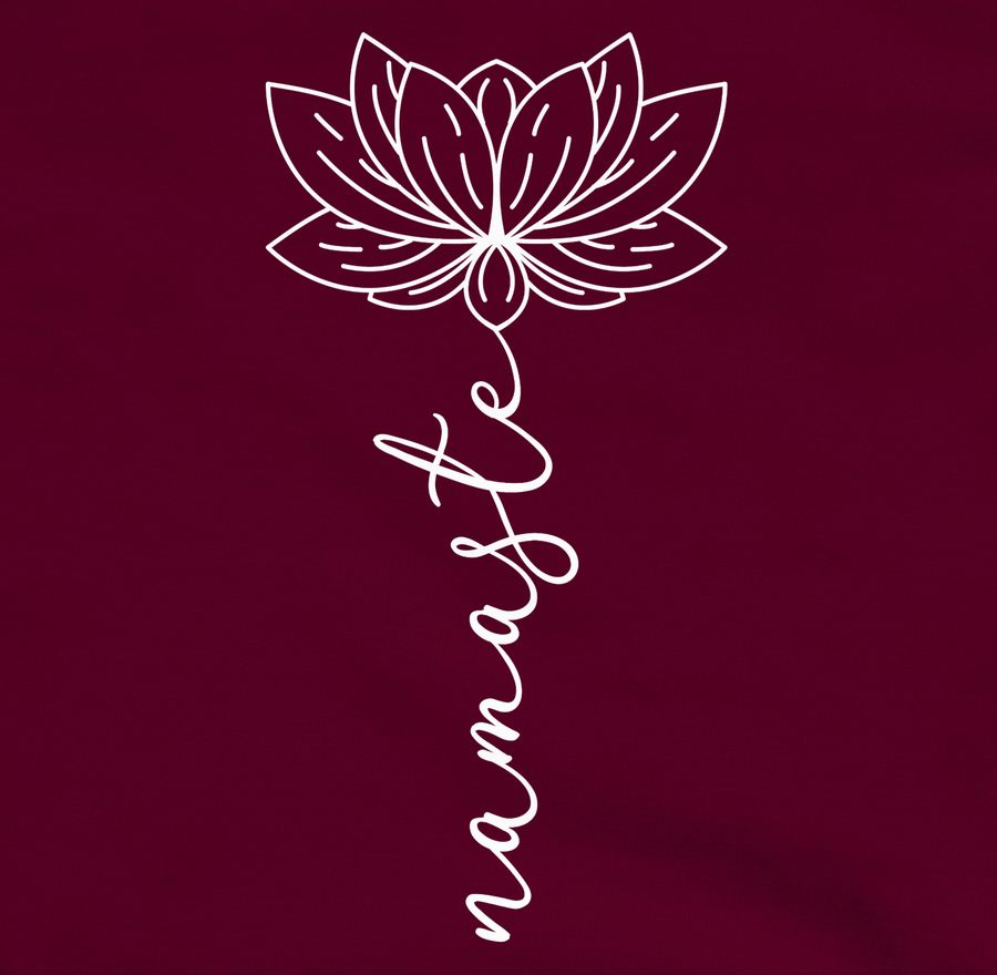 Shirtracer Namaste Lotusblüte Weiß: Tshirt Rucksack Shirtracer