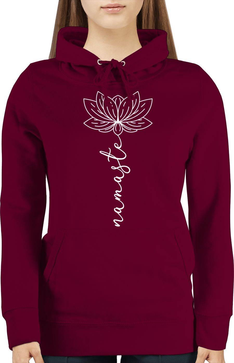 Shirtracer Namaste Lotusblüte Weiß: Tshirt Rucksack Shirtracer