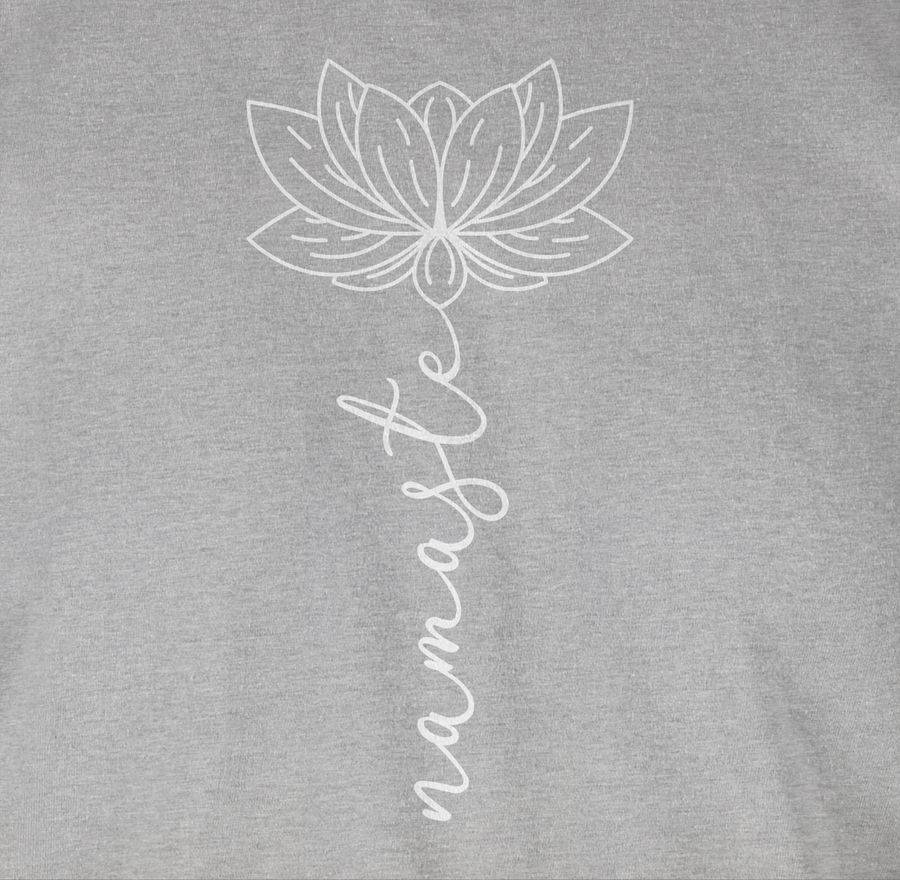Shirtracer Namaste Lotusblüte Weiß: Tshirt Rucksack Shirtracer