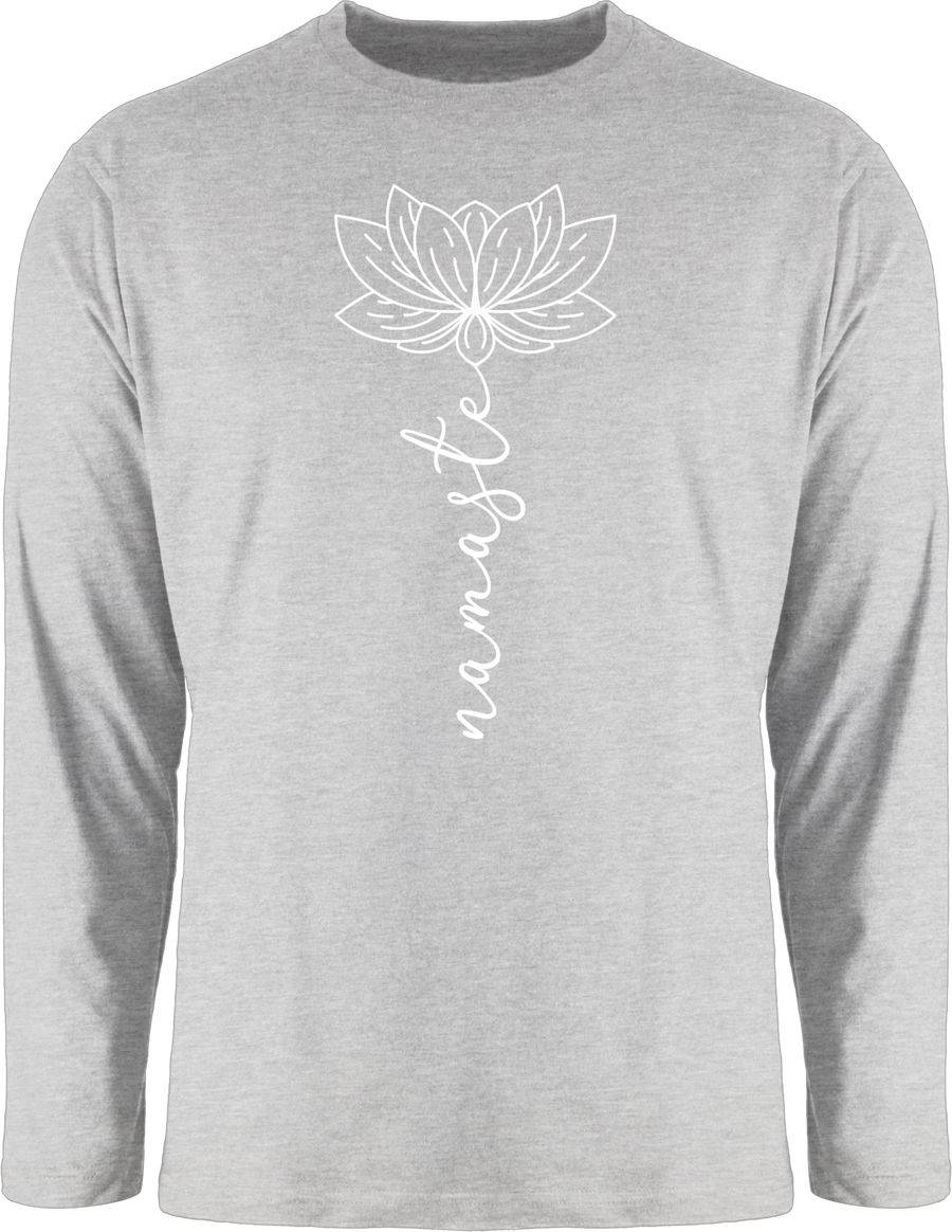 Shirtracer Namaste Lotusblüte weiß: Tshirt Rucksack Shirtracer