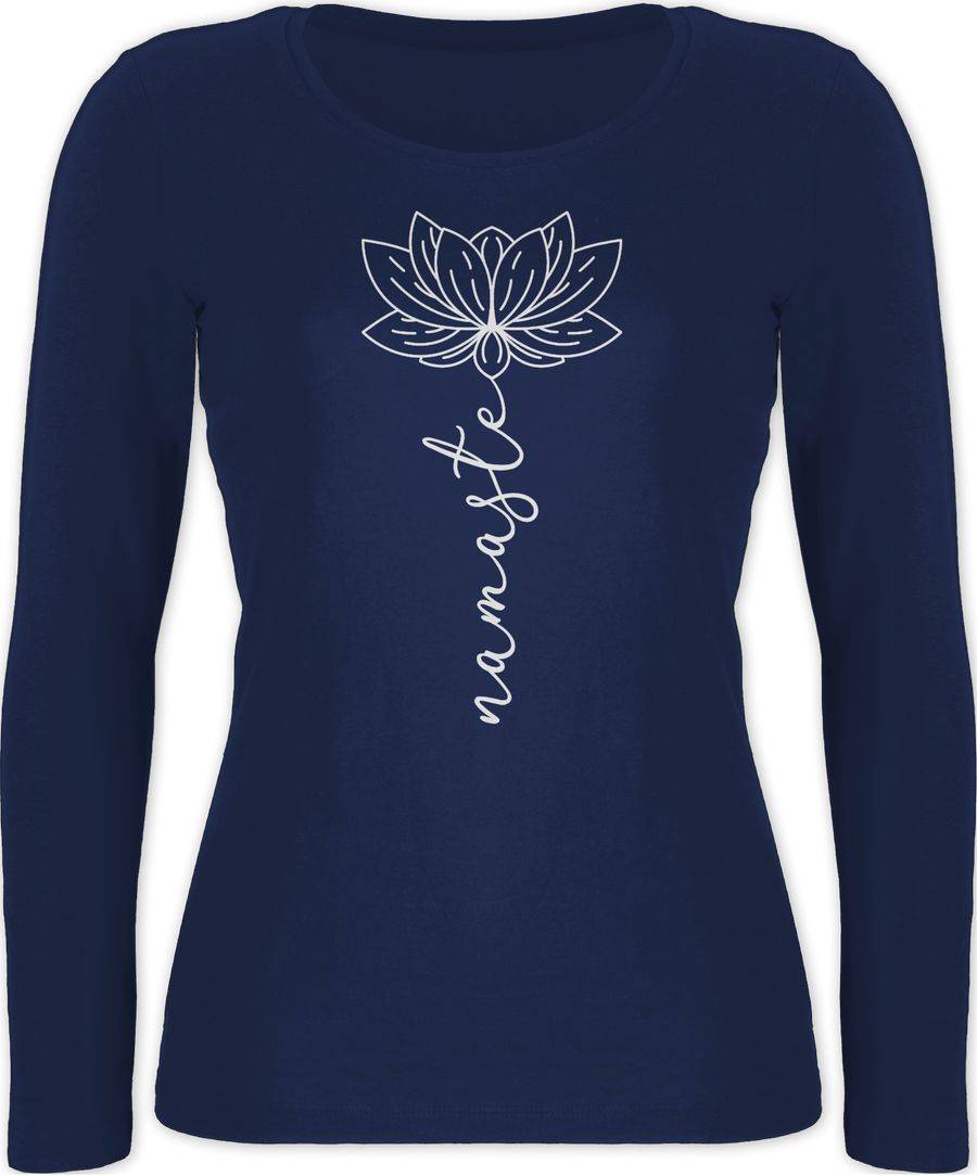 Shirtracer Namaste Lotusblüte weiß: Tshirt Rucksack Shirtracer