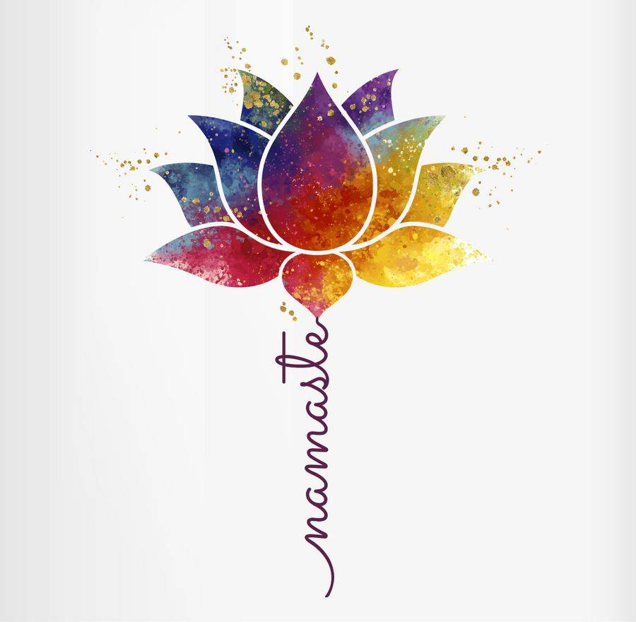 Shirtracer Namaste Lotusblüte Yoga Mandala Spirit Wellness Meditation: Tshirt Rucksack Shirtracer